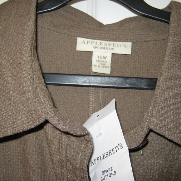 Travel Dress -  Mocha - Light Brown.  Size 16W -  NNW - Picture 3 of 6
